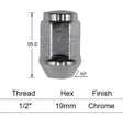 WheeL Nuts NN209 - Nice Products | Universal Auto Spares