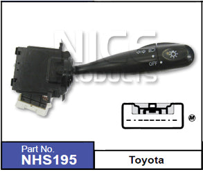 Head Lamp Switch NHS195 - Nice Products | Universal Auto Spares