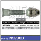 Stud & Nut NS296D - Nice Products | Universal Auto Spares