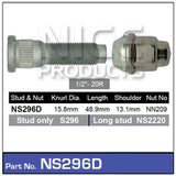 Stud & Nut NS296D - Nice Products | Universal Auto Spares