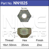 Wheel Nuts NN1825 - Nice Products | Universal Auto Spares