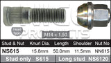 Stud & Nut NS615 - Nice Products | Universal Auto Spares