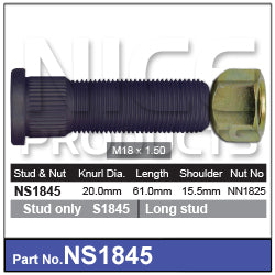 Stud & Nut NS1845 - Nice Products | Universal Auto Spares