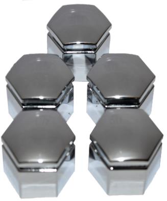 Wheel Nut Cover Chrome pk5 NWC717C-5 - Nice Products | Universal Auto Spares