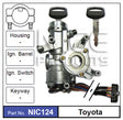 Lock & Switch NIC124 - Nice Products | Universal Auto Spares
