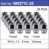 Wheel Nuts pk25 NN371C-25 - Nice Products | Universal Auto Spares
