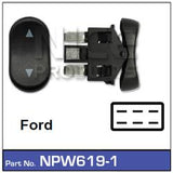 Power Window Switch NPW619-1 - Nice Products | Universal Auto Spares
