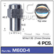 Mag Nuts pk4 M600-4 - Nice Products | Universal Auto Spares