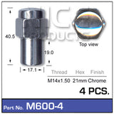 Mag Nuts pk4 M600-4 - Nice Products | Universal Auto Spares