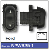 Power Window Switch NPW625-1 - Nice Products | Universal Auto Spares