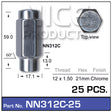 Chrome Nuts pk25 NN312C-25 - Nice Products | Universal Auto Spares
