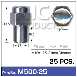 Mag Nuts pk25 M500-25 - Nice Products | Universal Auto Spares