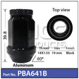 Race Open Ended Nut Black PBA641B - Nice Products | Universal Auto Spares