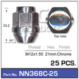 Wheel Nuts pk25 NN368C-25 - Nice Products | Universal Auto Spares