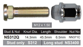 Stud & Nut NS312Q - Nice Products | Universal Auto Spares