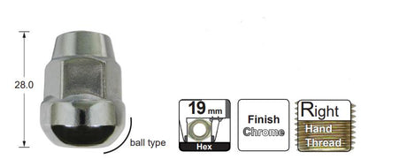 Wheel Nut BB320C - Nice Products | Universal Auto Spares