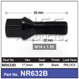 One Piece Bolt Black NR632B - Nice Products | Universal Auto Spares