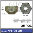 Wheel Nuts Pkt 25 NN125-25 - Nice Products | Universal Auto Spares