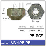Wheel Nuts Pkt 25 NN125-25 - Nice Products | Universal Auto Spares