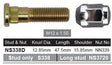 Stud & Nut NS338D - Nice Products | Universal Auto Spares