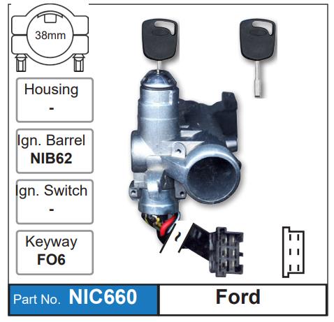 Lock & Switch NIC660 - Nice Products | Universal Auto Spares