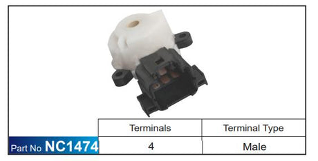 Ignition Switch NC1474 - Nice Products | Universal Auto Spares