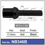 Wheel Bolt NB346B - Nice Products | Universal Auto Spares