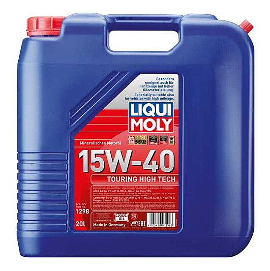 Touring High Tech 15W-40 Mineral-Based - LIQUI MOLY | Universal Auto Spares
