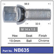 One Piece Wheel Bolt NB635 - Nice Products | Universal Auto Spares