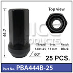 Race Open Nuts PBA444B-25 - Nice Products | Universal Auto Spares