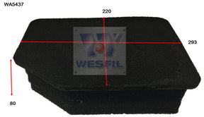 Air Filter Fits Mahindra WA5437 - Wesfil