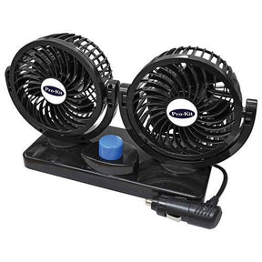 12v 100mm (4”) Dual Head Vehicle Fan - PKTool