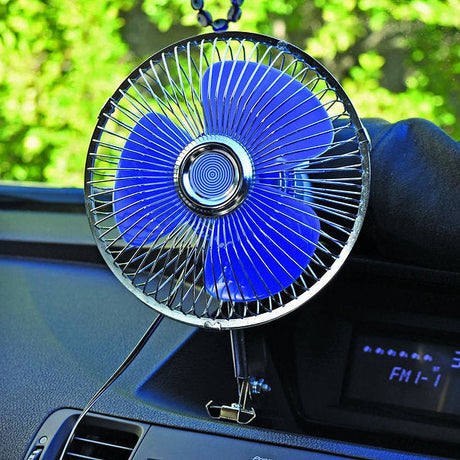 12v 100mm (6”) Oscillating Vehicle Fan - PKTool | Universal Auto Spares