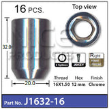 Wheel Nut Pack J1632-16 - Nice Products | Universal Auto Spares
