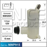 Washer Pump NWP915 - Nice Products | Universal Auto Spares