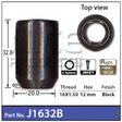 Allen Key Nut 16mm x 1.5mm Black J1632B - Nice Products | Universal Auto Spares