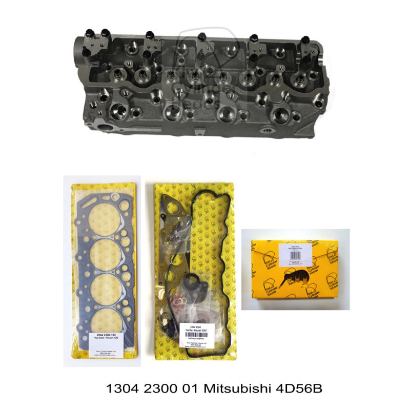 Bare Cylinder Head Kit for Mitsubishi 4D56B 1/2 Rn — 1304230001 — view 1