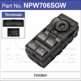 Power Window Switch NPW706SGW - Nice Products | Universal Auto Spares