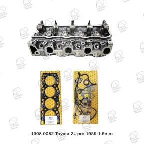 Bare Cylinder Head Kit for Toyota 2L pre 1989 1.6mm — 13080082 — view 1