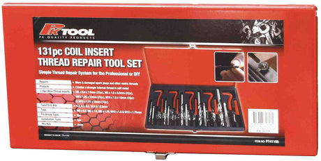 131 Piece M5-M12 Coil Insert Thread Repair Tool Set - PKTool | Universal Auto Spares