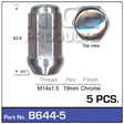 Chrome Nuts pk5 B644-5 - Nice Products | Universal Auto Spares