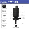 Washer Pump NWP1806 - Nice Products | Universal Auto Spares