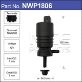 Washer Pump NWP1806 - Nice Products | Universal Auto Spares