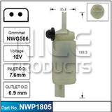 Washer Pump NWP1805 - Nice Products | Universal Auto Spares