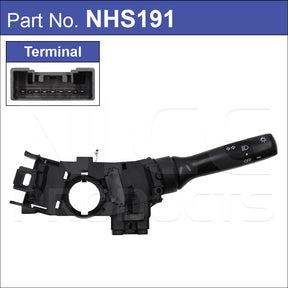HEADLIGHT SWITCH with NO FOG NHS191 - Nice Products | Universal Auto Spares