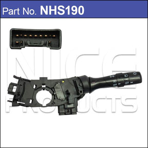 HEADLIGHT SWITCH With FOG NHS190 - Nice Products | Universal Auto Spares