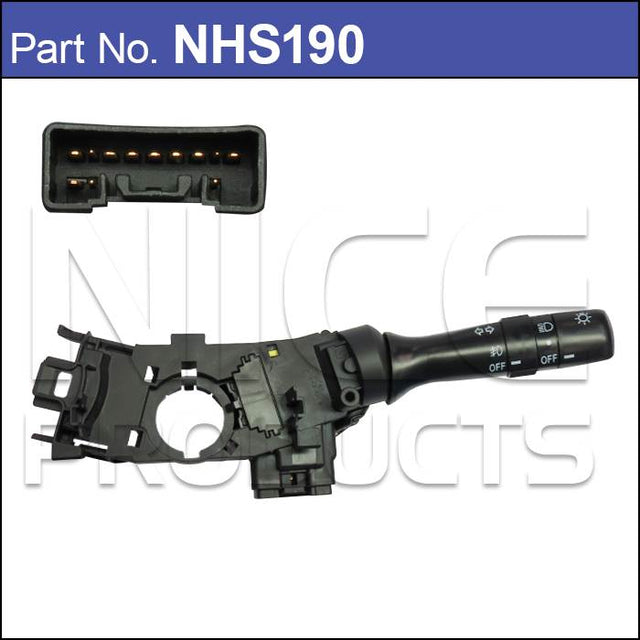 HEADLIGHT SWITCH With FOG NHS190 - Nice Products | Universal Auto Spares
