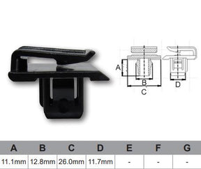 FASTENERS Bag 100 AF384-100 - Nice Products | Universal Auto Spares
