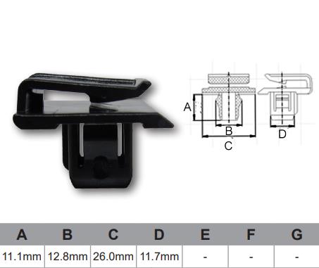 FASTENERS Bag 1000 AF384-1000 - Nice Products | Universal Auto Spares