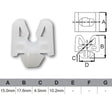FASTENERS Bag 1000 AF385-1000 - Nice Products | Universal Auto Spares